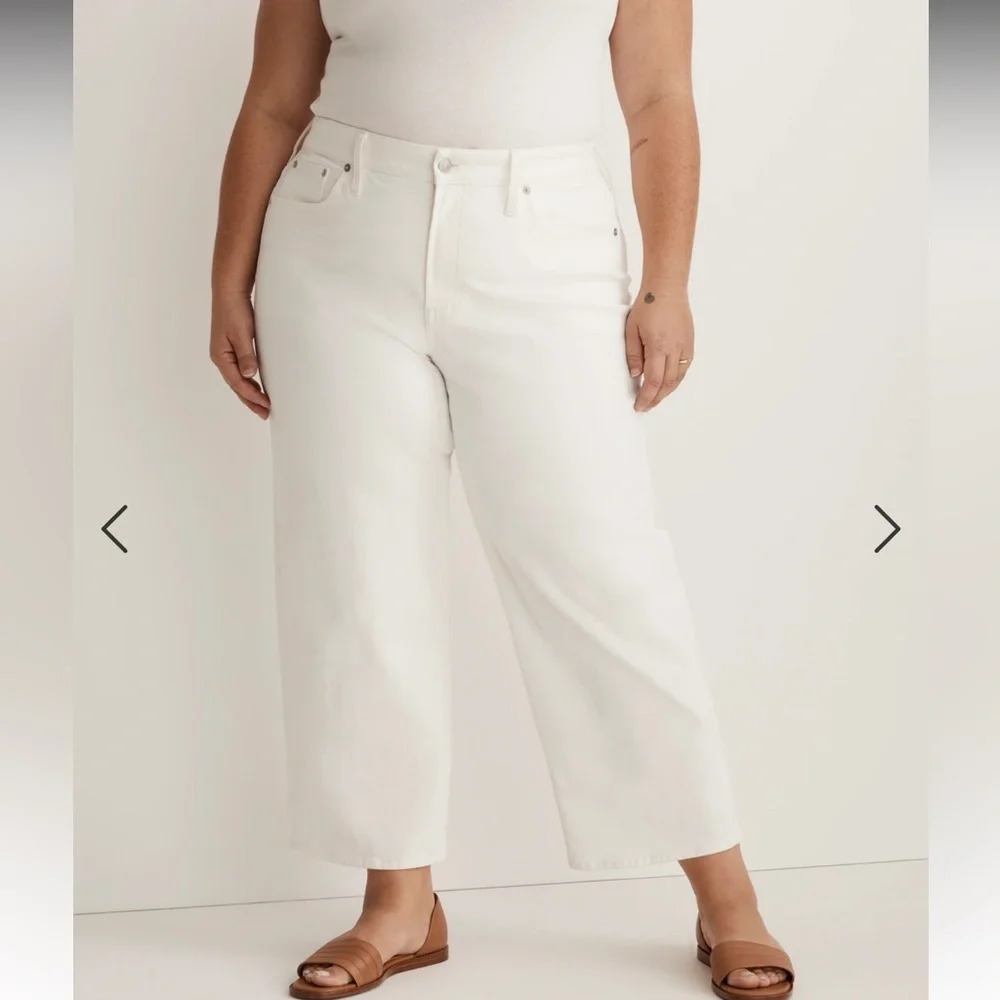 Madewell The Plus Perfect Vintage Wide-Leg Crop Jean